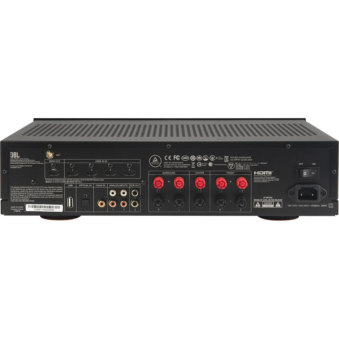 JBL MA310 5.2-Ch 4K A/V Receiver - Image 6