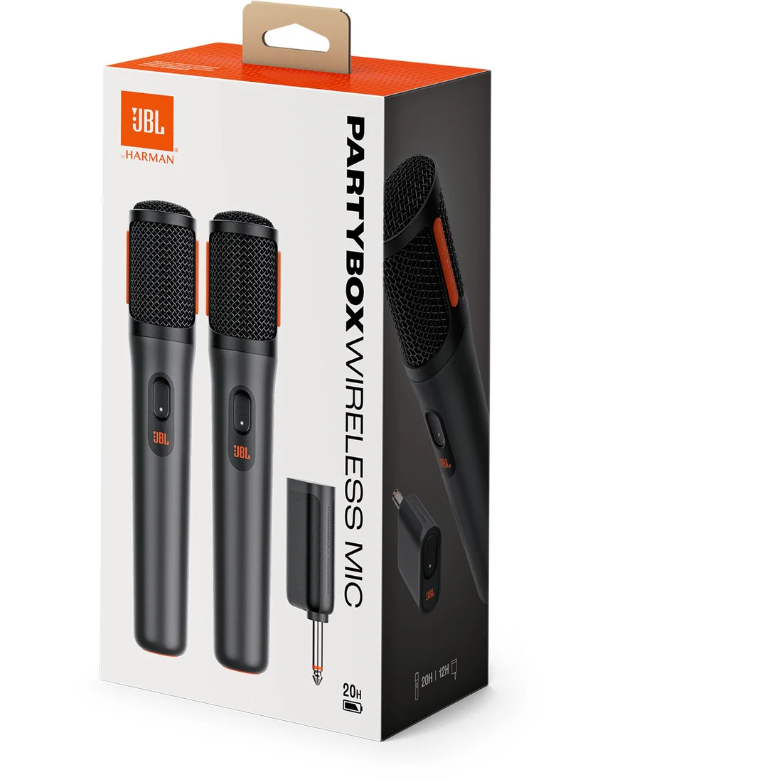 JBL PartyBox Wireless Mic Digital Wireless Microphones - Pair - Black - Image 13