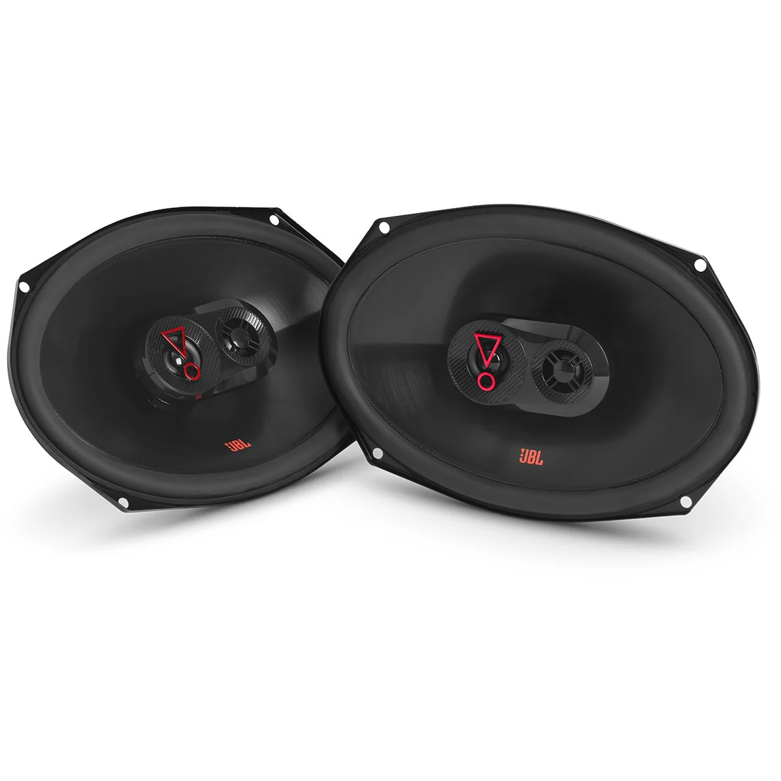 JBL Stage3 9637F 6" x 9" 3-Way Car Speakers - Black - Pair (No grilles)