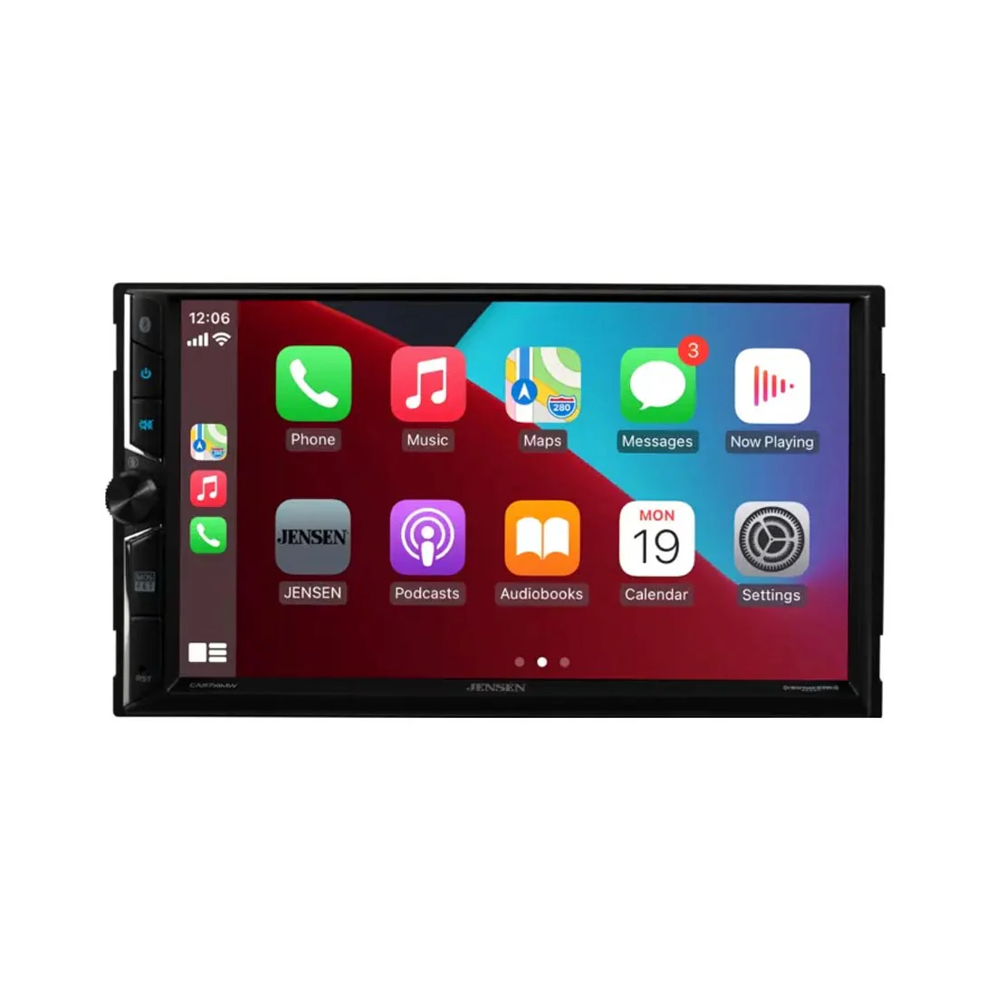 Jensen CAR714MW 7" Double DIN Digital Multimedia Receiver (CAR714MW)