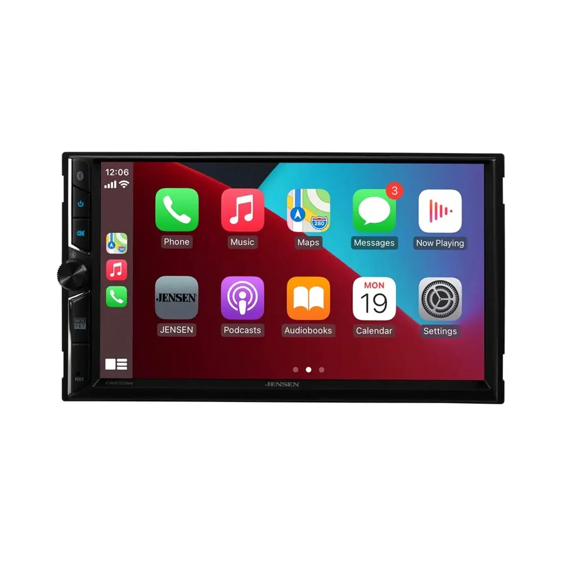 Jensen CAR723W 7" Double DIN Digital Multimedia Receiver (CAR723W)