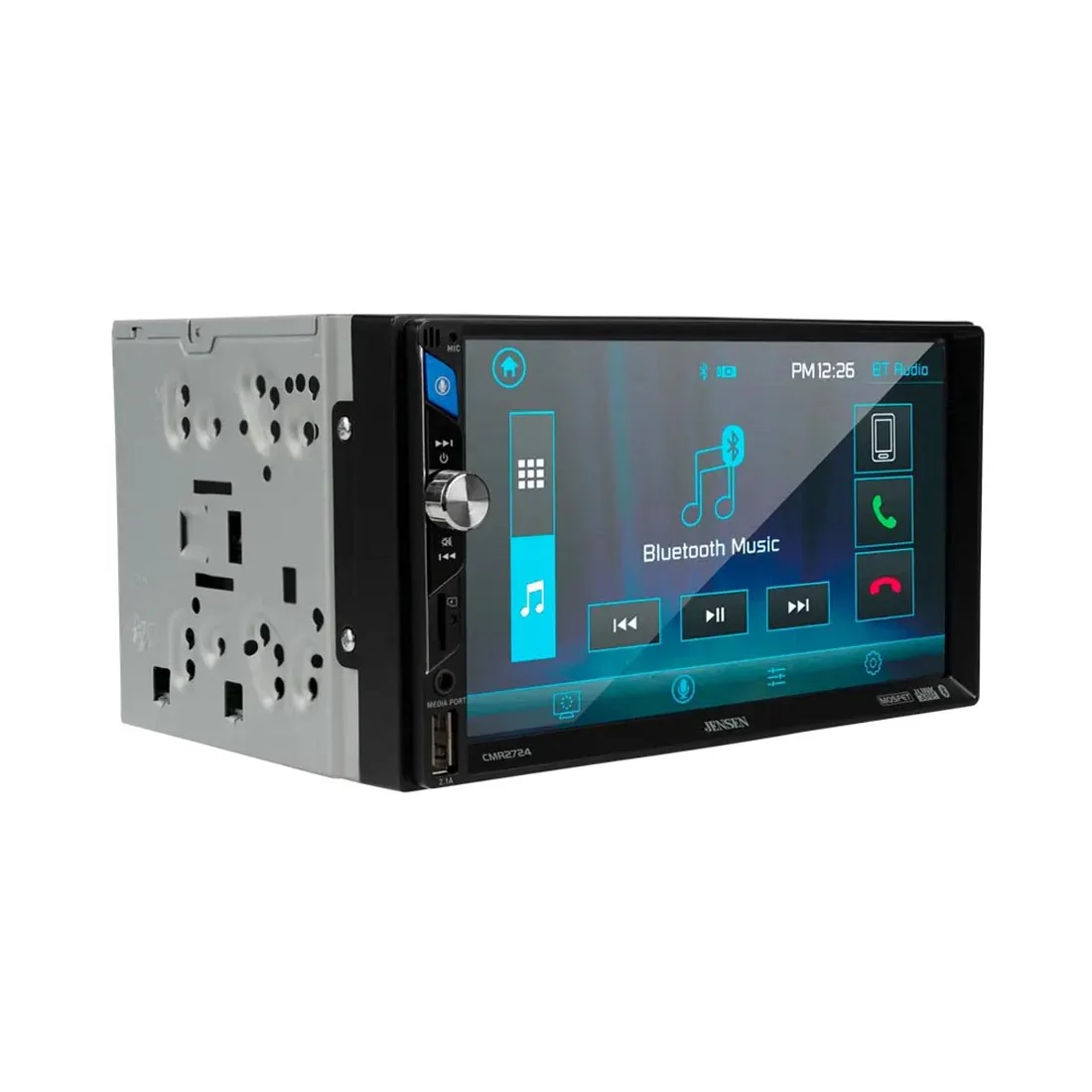 Jensen CMR2724 7" Double DIN Digital Multimedia Receiver (CMR2724) - Image 2