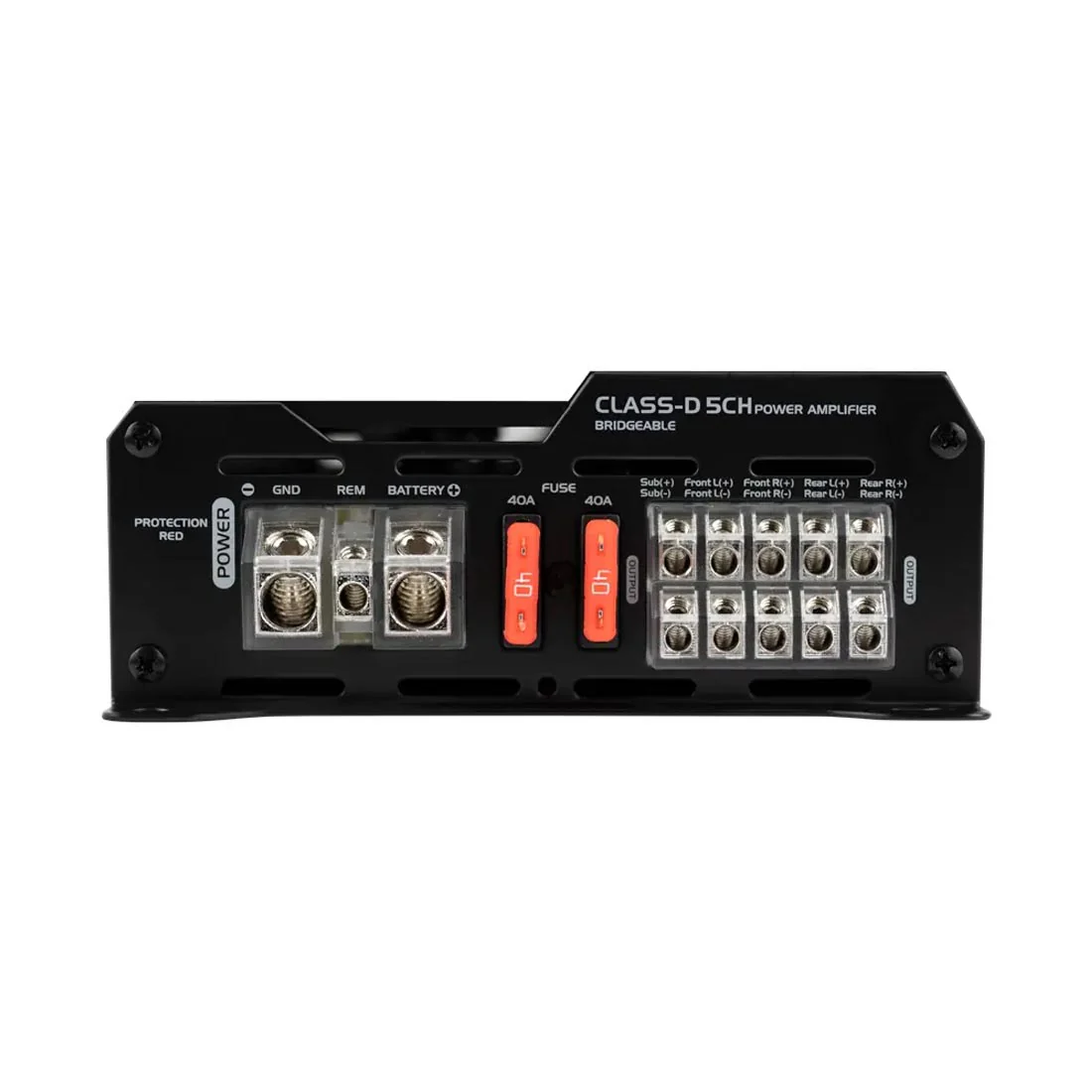 Jensen JA5B Class D Compact 5-Channel Car Amplifier (JA5B) - Image 5
