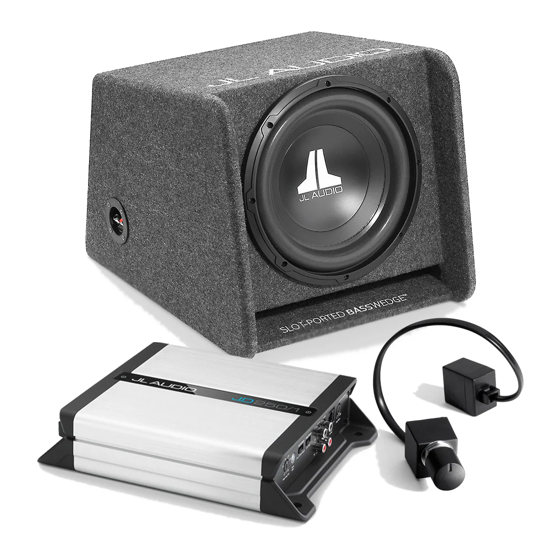 JL Audio CP112-W0V3 Subwoofer | JD250/1 Amplifier | RBC-1 Remote - Bundle - 93281 | 98360 | 98015