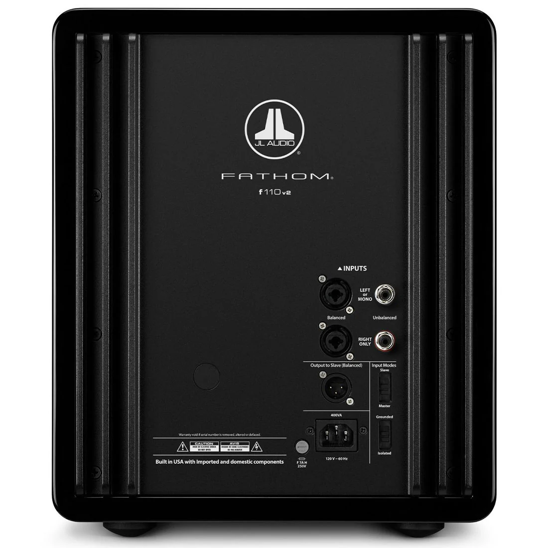 JL Audio Home Audio F110V2-GLOSS Fathom 10" Powered Subwoofer Black - #96140 (F110V2GLOSS) - Image 3