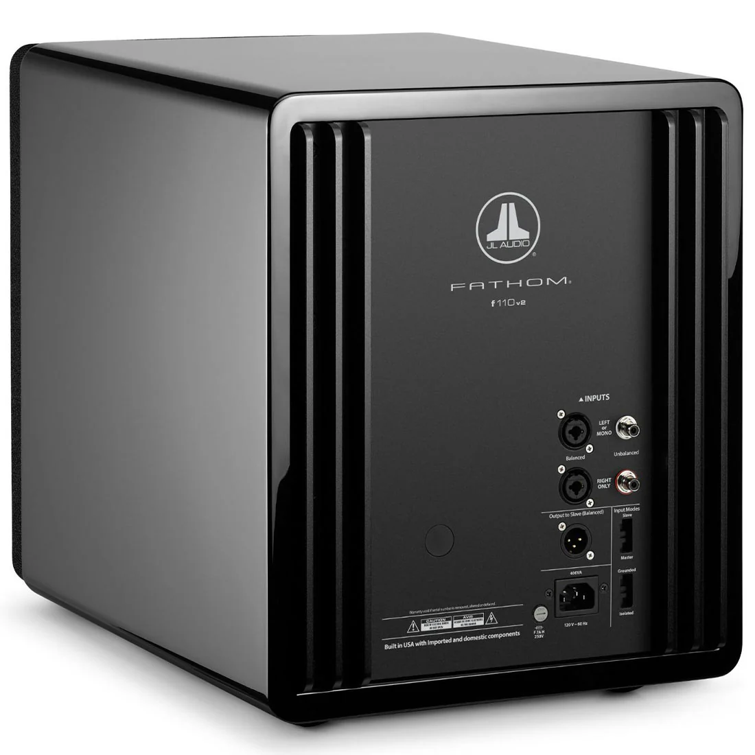 JL Audio Home Audio F110V2-GLOSS Fathom 10" Powered Subwoofer Black - #96140 (F110V2GLOSS) - Image 4