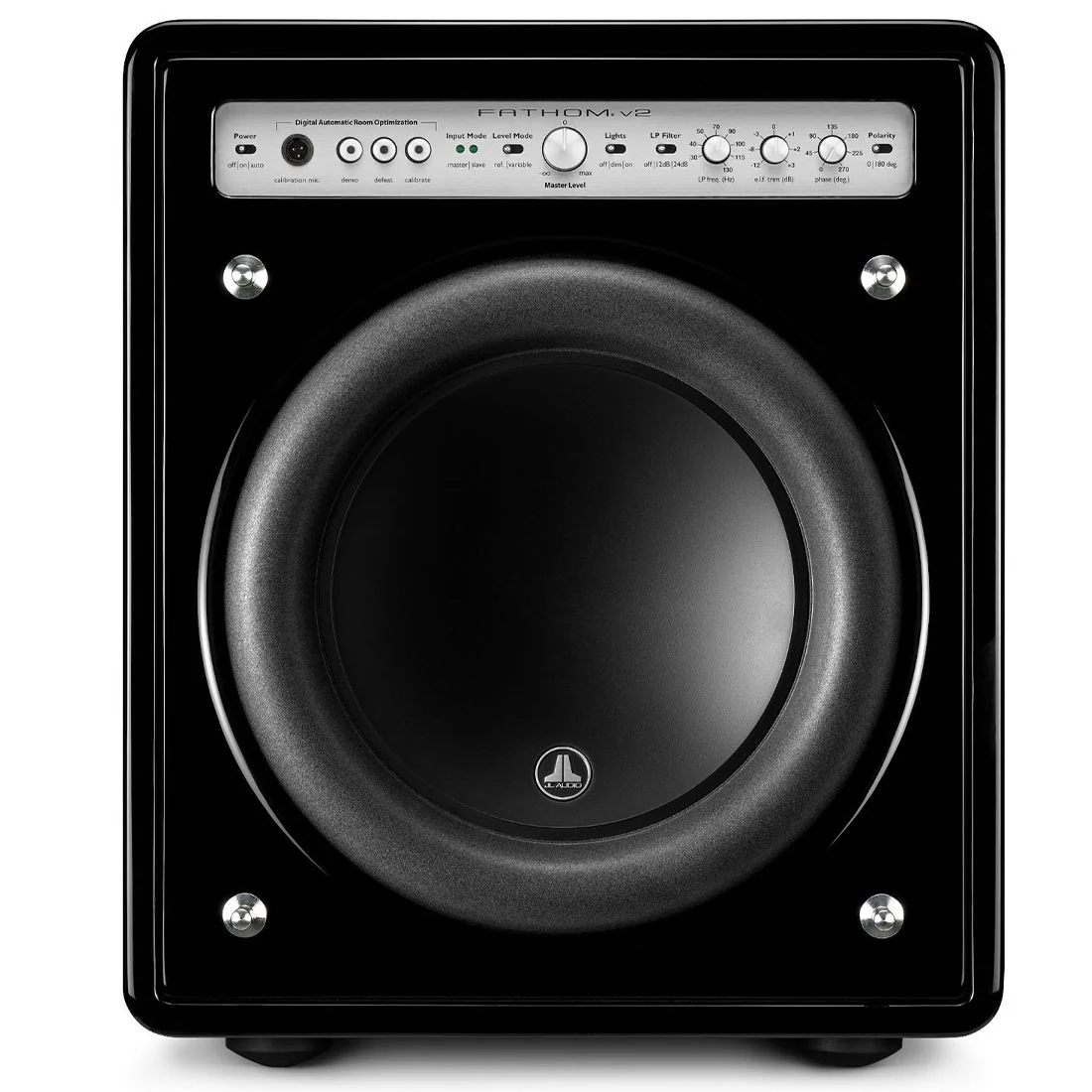 JL Audio Home Audio F110V2-GLOSS Fathom 10" Powered Subwoofer Black - #96140 (F110V2GLOSS) - Image 5