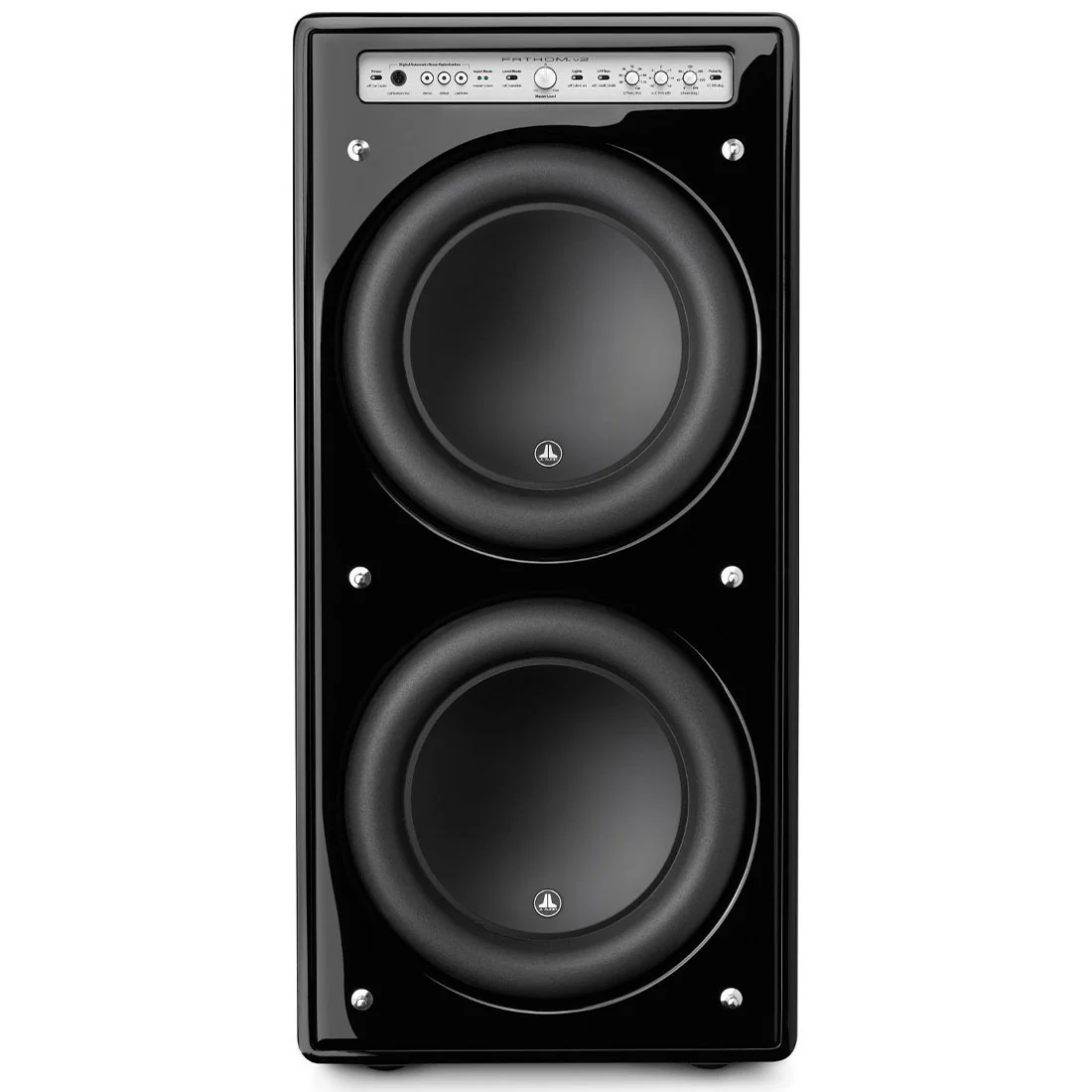 JL Audio Home Audio F212V2-GLOSS Fathom Dual 12" Powered Subwoofer - #96143 (F212V2GLOSS)