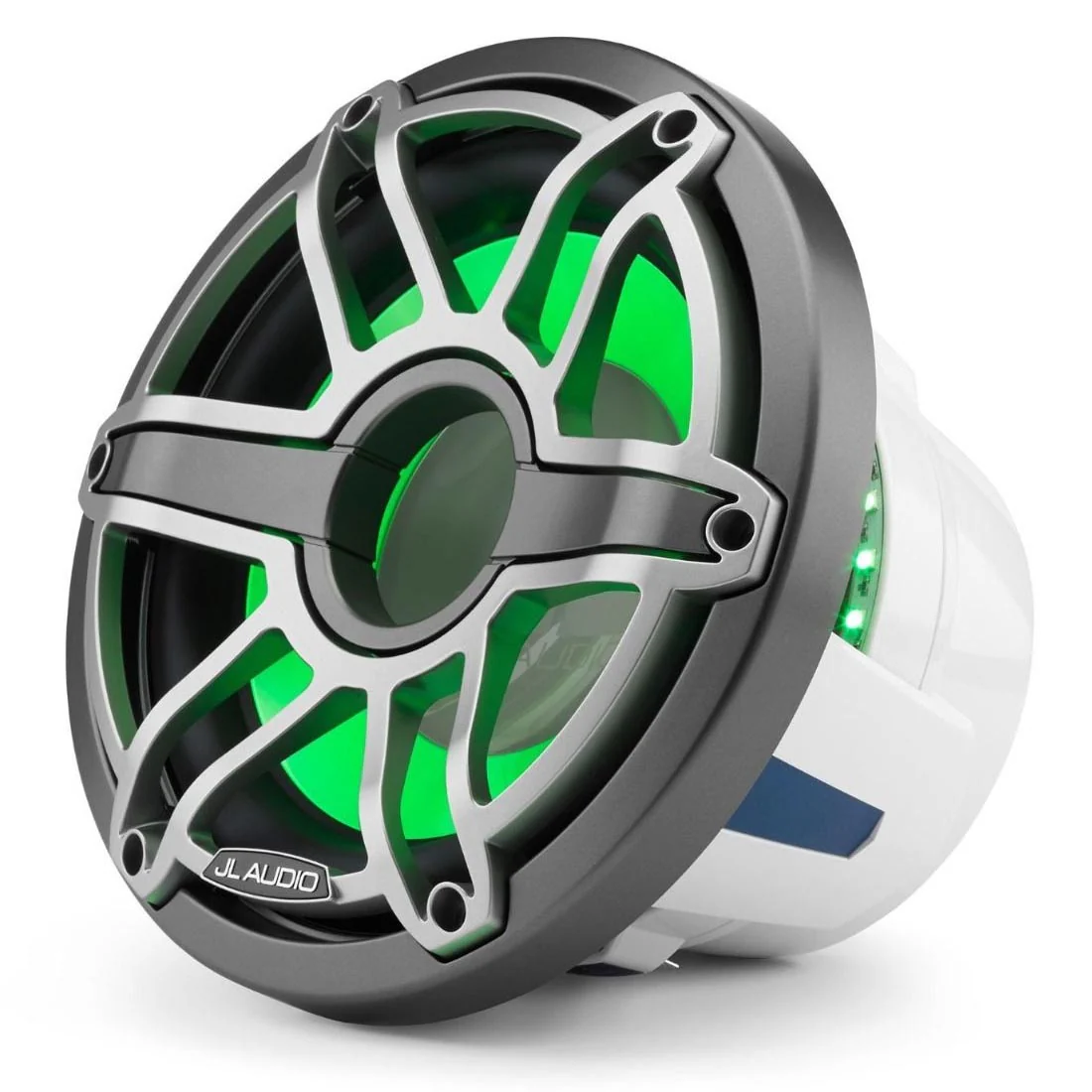 JL Audio M6-10W-S-GmTi-i-4 M6 Series 10" LED Light Marine Subwoofer - Titanium Sport - #93647 (M610WSGmTii4) - Image 6