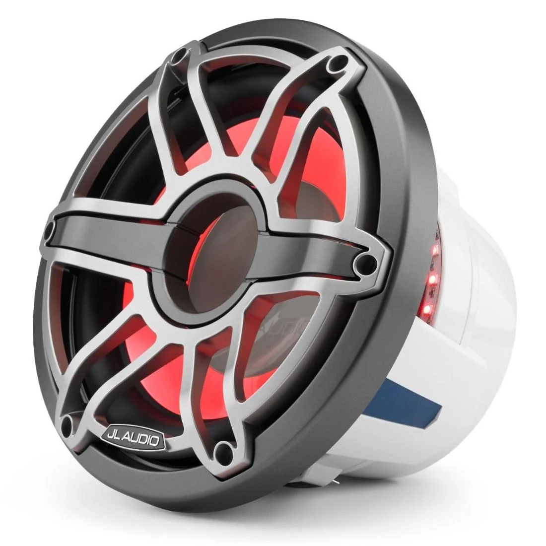 JL Audio M6-10W-S-GmTi-i-4 M6 Series 10" LED Light Marine Subwoofer - Titanium Sport - #93647 (M610WSGmTii4) - Image 7