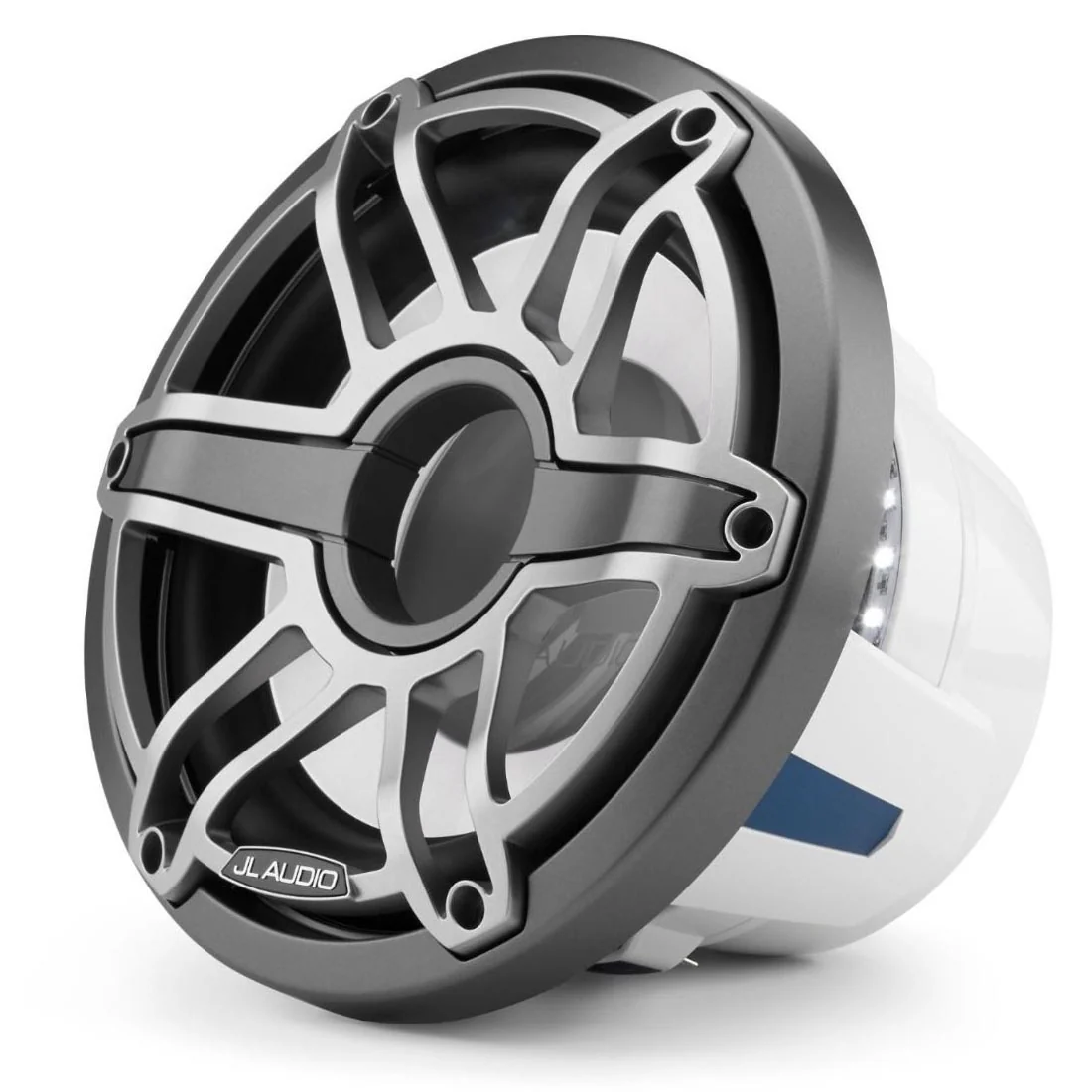 JL Audio M6-10W-S-GmTi-i-4 M6 Series 10" LED Light Marine Subwoofer - Titanium Sport - #93647 (M610WSGmTii4) - Image 8