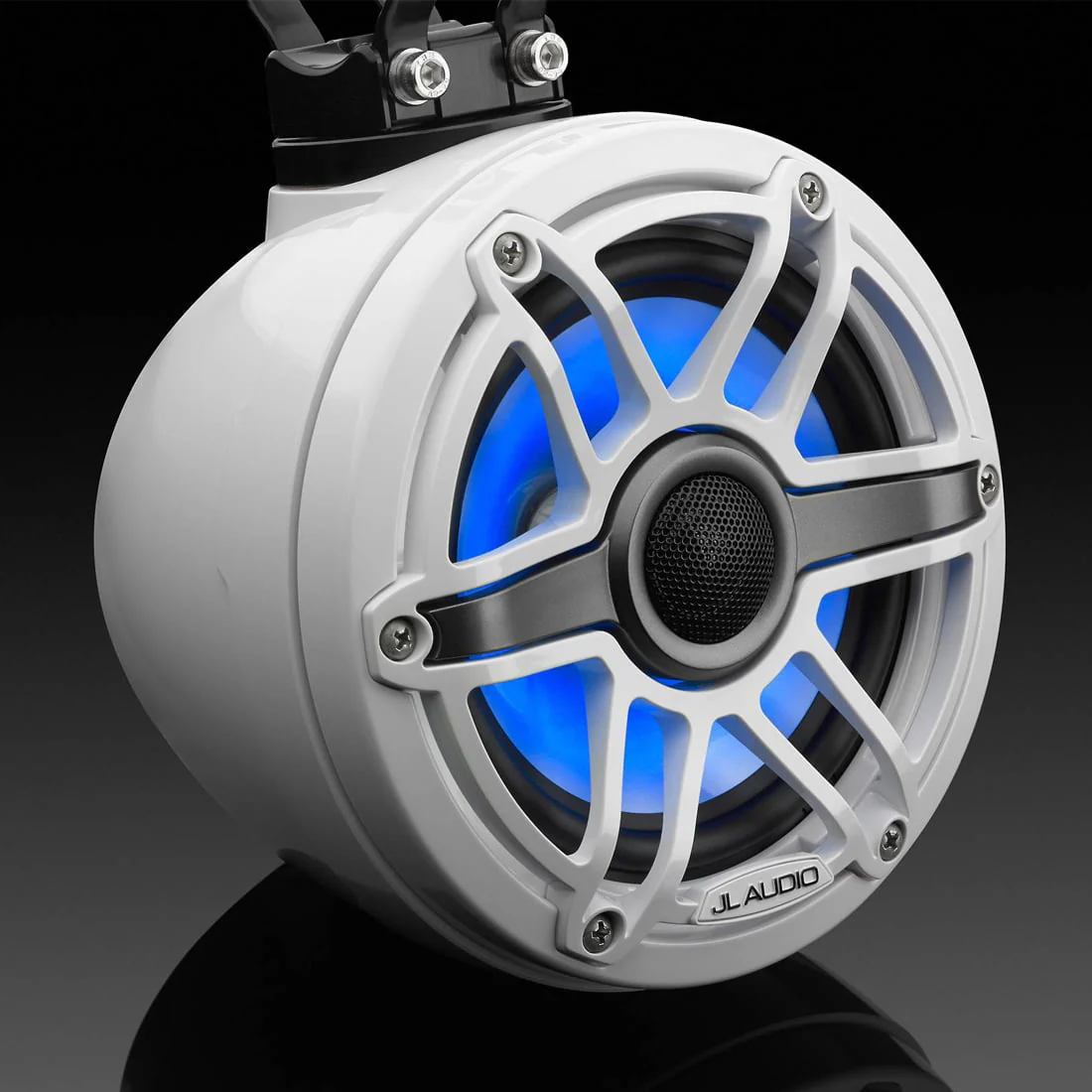 JL Audio M6-650VEX-Gw-S-GwGw-i M6 Series 6.5" Coaxial Marine Speakers With LED Lights - #93412 (M6650VEXGwSGwGwi) - Image 4