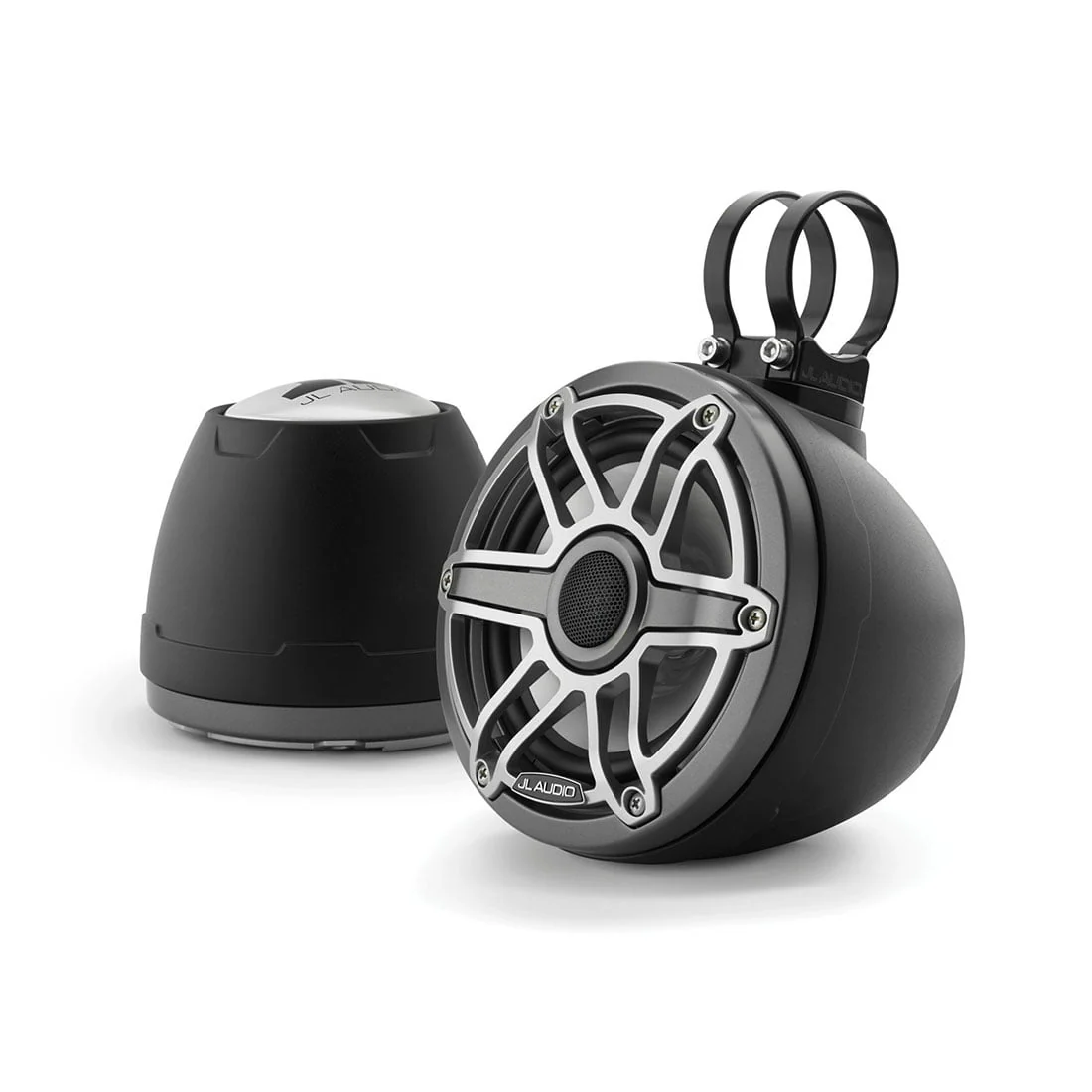 JL Audio M6-650VEX-Mb-S-GmTi 6.5" 75 Watt 4 Ohm Marine Enclosed Coaxial Speaker - #93413 (M6650VEXMbSGmTi)