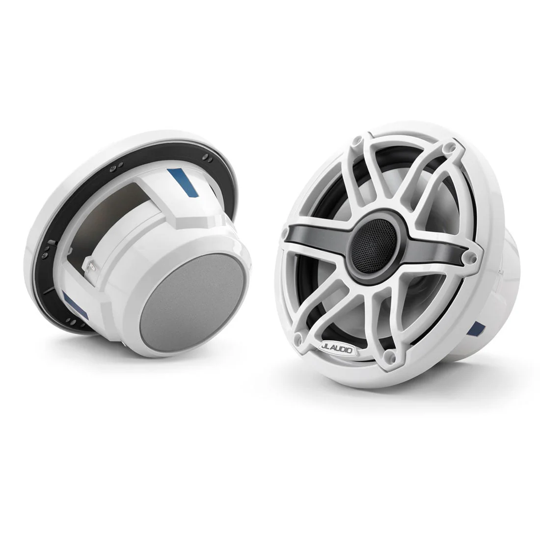 JL Audio M6-770X-S-GwGw 7.7" 100 Watt 4 Ohm Marine Coaxial Speakers - Pair - #93601 (M6770XSGwGw)