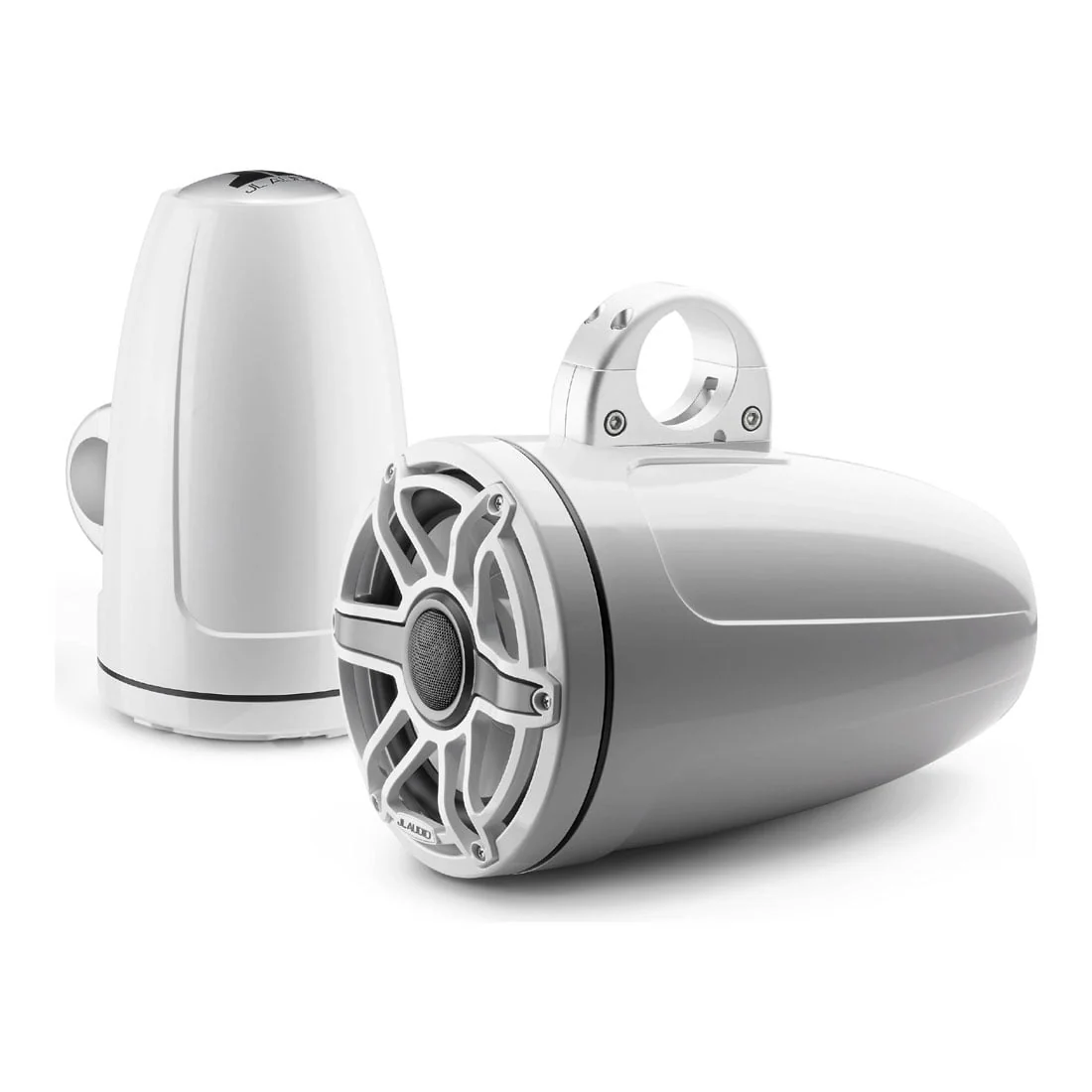 JL Audio M6-880ETXv3-Gw-S-GwGw 8.8" 125 Watt 4 Ohm Marine Enclosed Coaxial Speakers - Pair - #93664 (M6880ETXv3GwSGwGw)