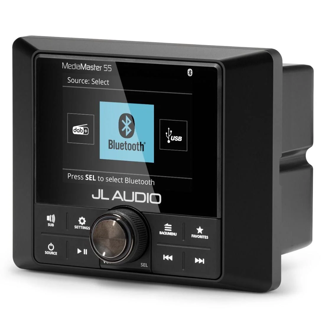 JL Audio MM55 Bluetooth Marine Digital Media Receiver (does not play CDs) (MM55)