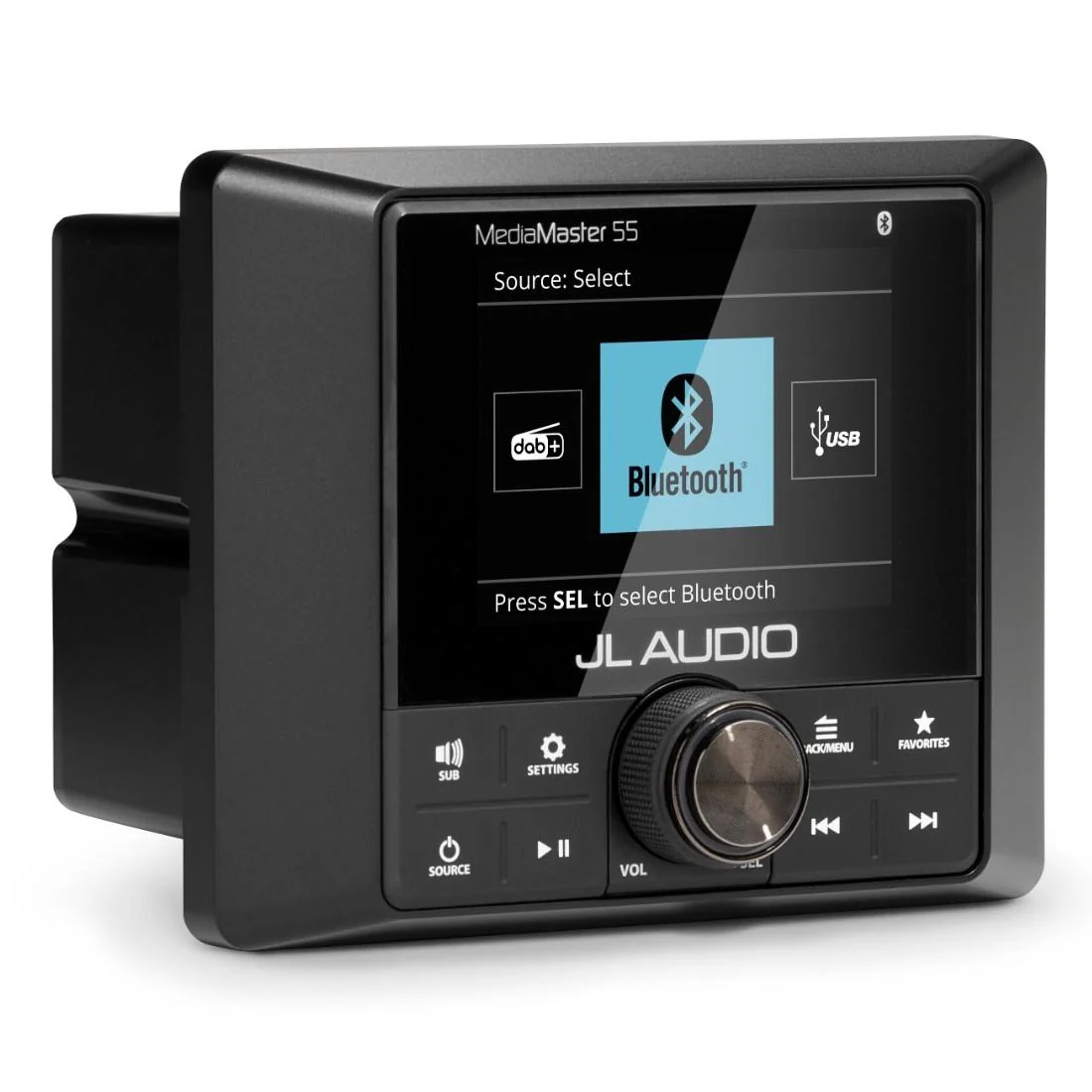 JL Audio MM55 Bluetooth Marine Digital Media Receiver (does not play CDs) (MM55) - Image 3