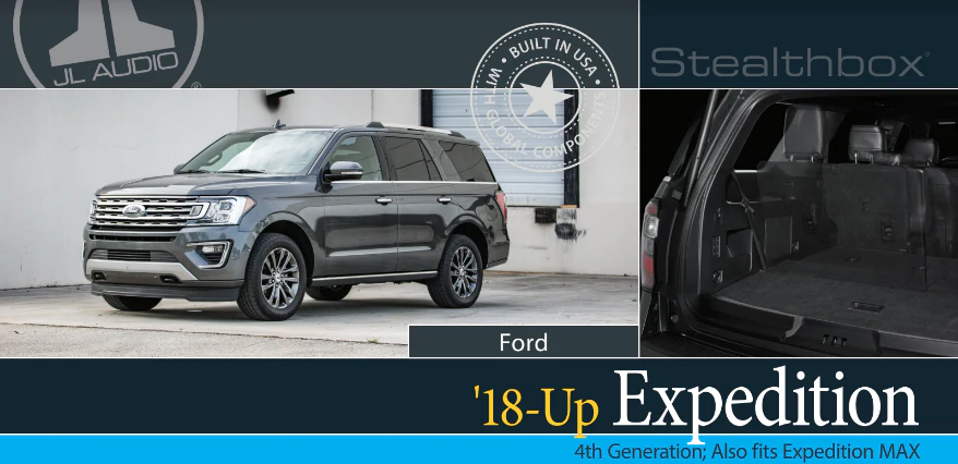JL Audio SB-F-EXPED4G/10TW1 Stealthbox for 2018-Up Ford Expeditions - #94688 (SBFEXPED4G/10TW1) - Image 2
