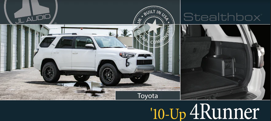 JL Audio SB-T-4RNRG5/10TW3 Stealthbox for 2010-Up Toyota 4Runner - #94685 (SBT4RNRG5/10TW3) - Image 3