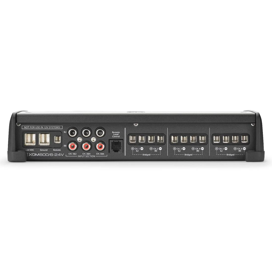 JL Audio XDM600/6-24V 6 Channel 600 W Class D Full-Range Car/Marine Amplifier - #98688 (XDM600/624V) - Image 2