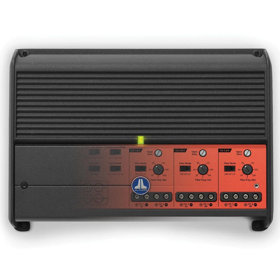 JL Audio XDM600/6-24V 6 Channel 600 W Class D Full-Range Car/Marine Amplifier - #98688 (XDM600/624V) - Image 4