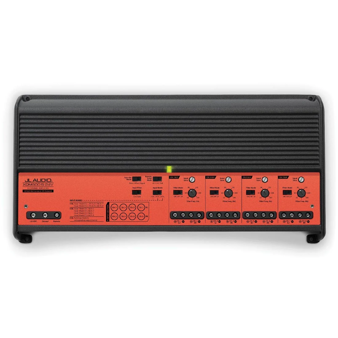 JL Audio XDM800/8-24V 8 Channel 800 W Class D Full-Range Car/Marine Amplifier - #98689 (XDM800/824V) - Image 3