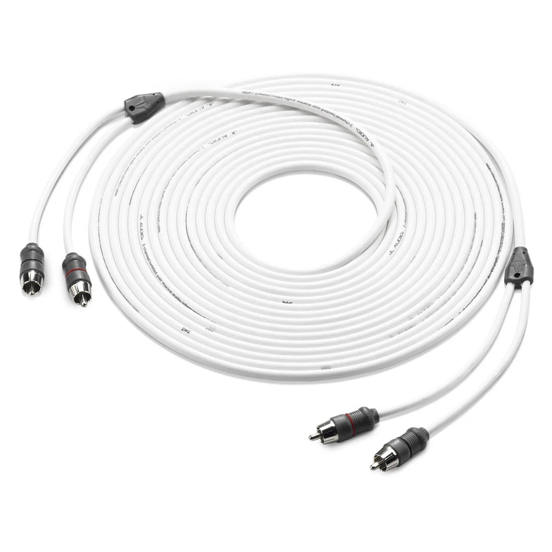 JL Audio XMD-WHTAIC2-25 2-Channel, 25 ft Marine Audio Interconnect - #90439 (XMDWHTAIC225)