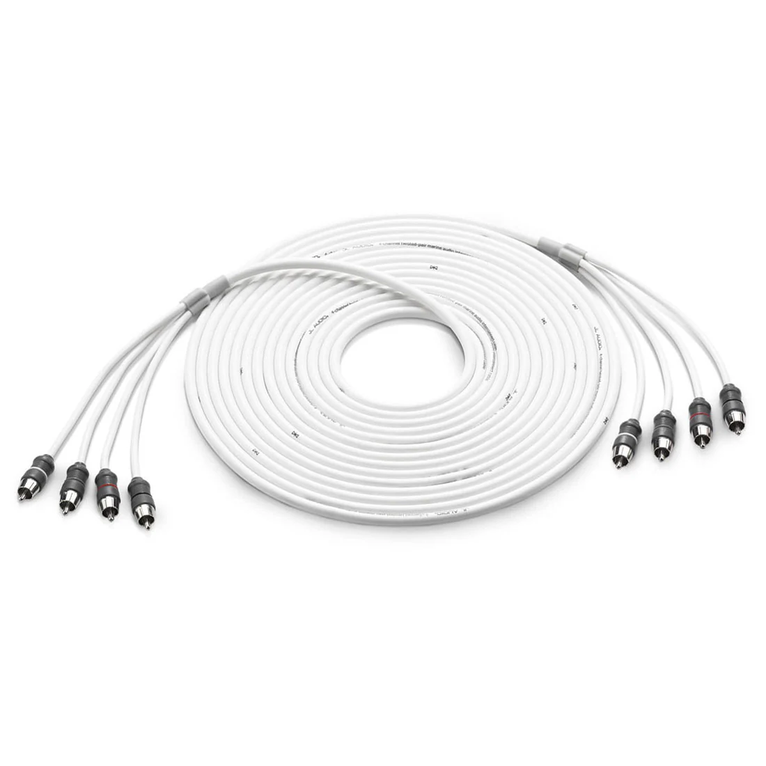 JL Audio XMD-WHTAIC4-25 4-Channel, 25 ft Marine Audio Interconnect -#90442 (XMDWHTAIC425)