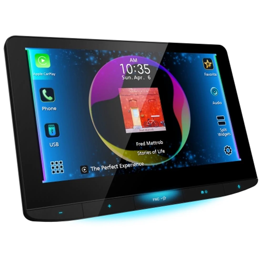 JVC KW-Z1001W 10.1" HD Floating Digital Media Receiver (does not play discs) (KWZ1001W)