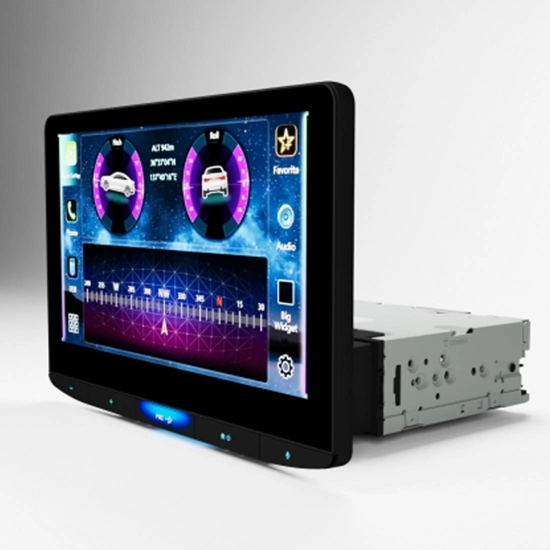 JVC KW-Z1001W 10.1" HD Floating Digital Media Receiver (does not play discs) (KWZ1001W) - Image 3