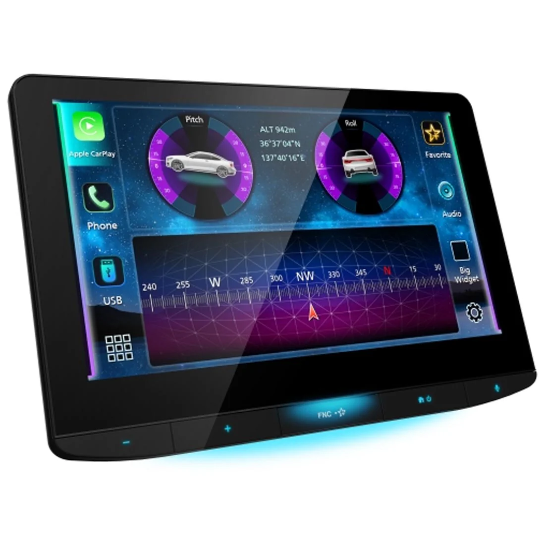 JVC KW-Z1001W 10.1" HD Floating Digital Media Receiver (does not play discs) (KWZ1001W) - Image 6