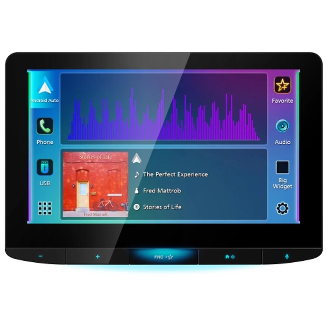 JVC KW-Z1001W 10.1" HD Floating Digital Media Receiver (does not play discs) (KWZ1001W) - Image 8