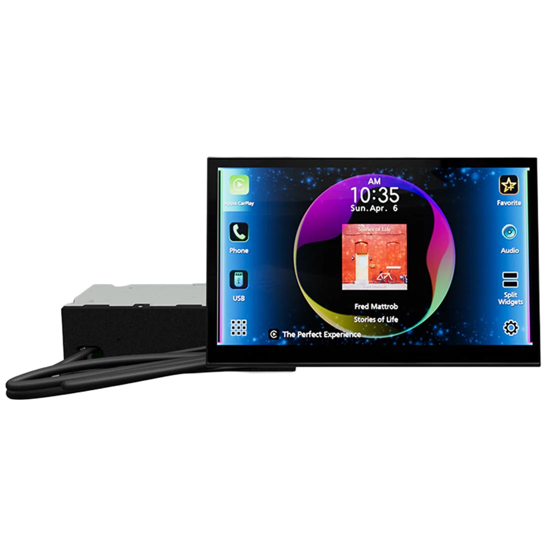 JVC KW-Z800AW 8" HD Direct Replacement Digital Multimedia Receiver (KWZ800AW)