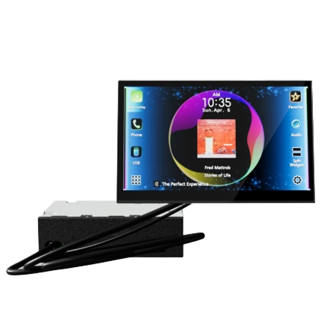 JVC KW-Z800AW 8" HD Direct Replacement Digital Multimedia Receiver (KWZ800AW) - Image 2