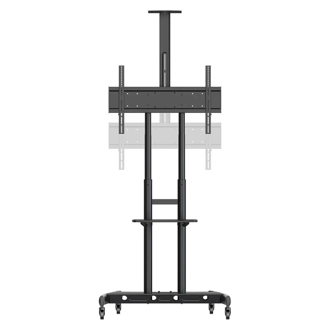 Kanto MTM86PL Rolling TV Cart with Height Adjustment for 55" - 86" TVs - Image 4