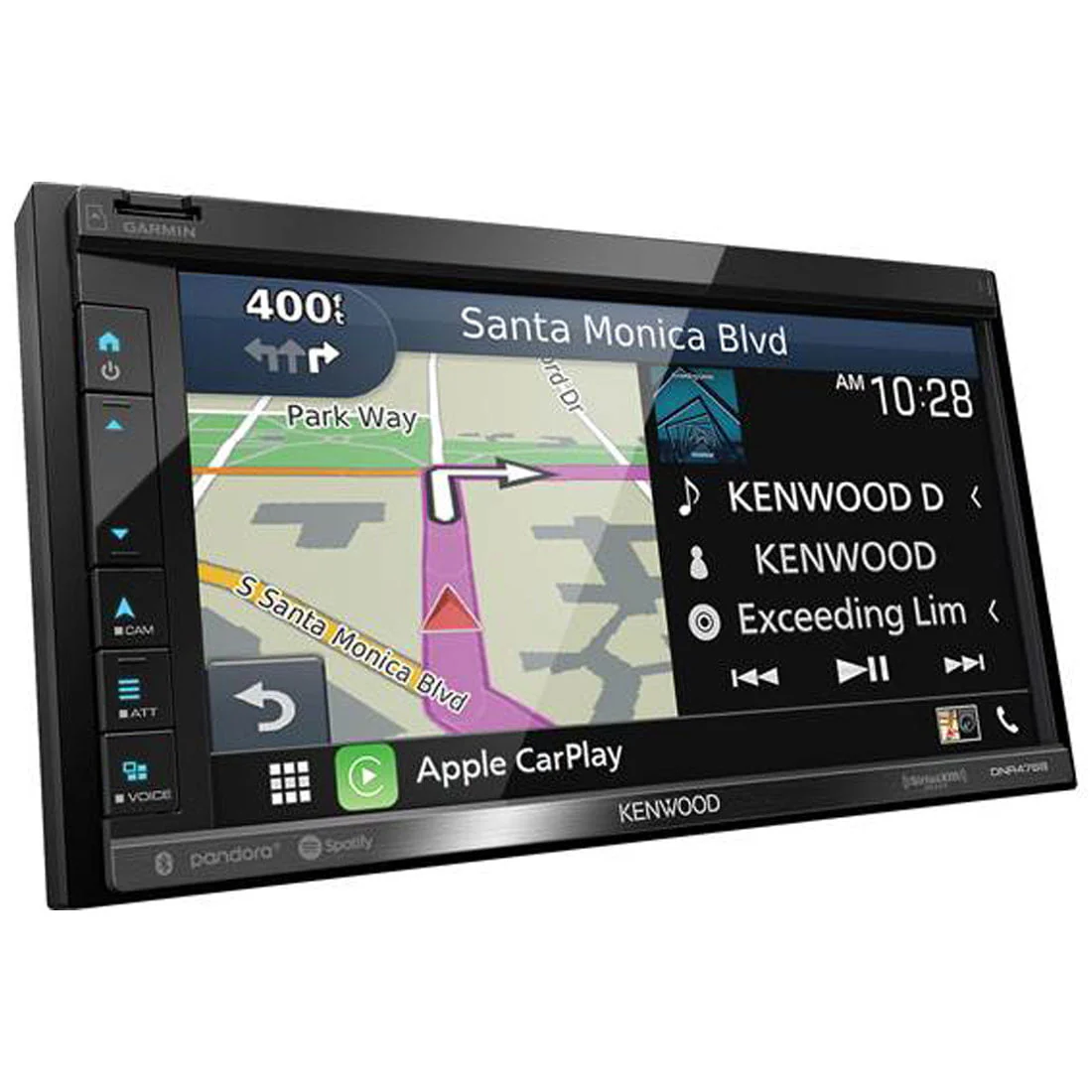 Kenwood DNR476S Digital Multimedia Receiver | SiriusXM SXV300V1C Connect Vehicle Tuner Bundle - Image 2