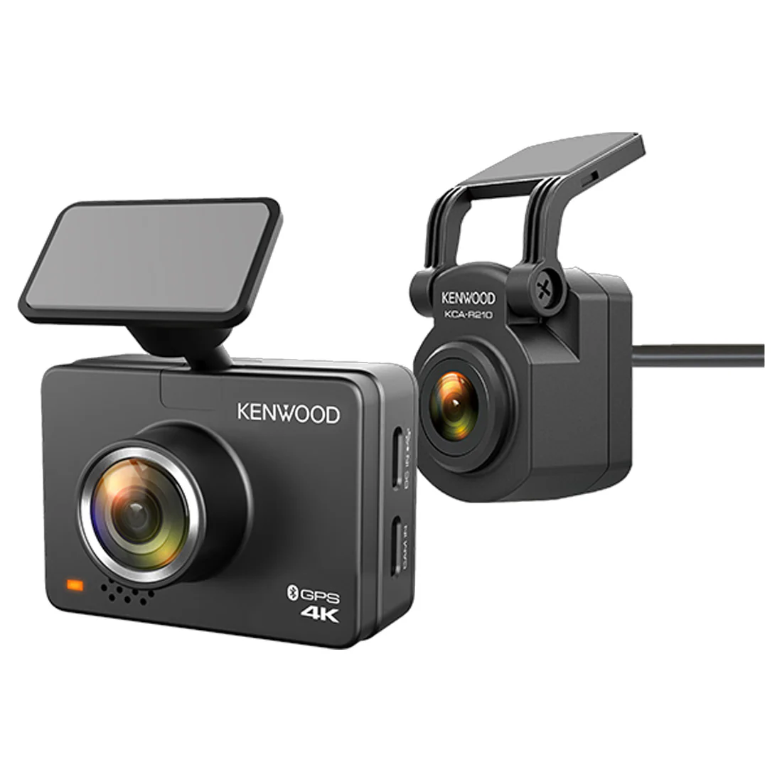 Kenwood DRV-A610WDP 2-Channel Compact 4K HD Dash Camera with 2" Display, Wi-Fi, and GPS - includes Rear-View Cam (DRVA610WDP)