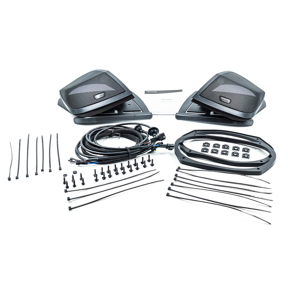 Kenwood eXcelon CA-CUT14 6"x9" Cut-In Saddlebag Lid Kit for Select Harley Davidson 2014-up Motorcycles (speakers not included) (CACUT14) - Image 2