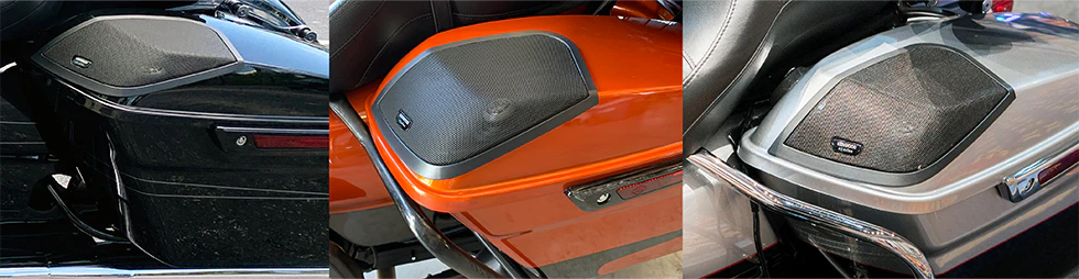 Kenwood eXcelon CA-CUT14 6"x9" Cut-In Saddlebag Lid Kit for Select Harley Davidson 2014-up Motorcycles (speakers not included) (CACUT14) - Image 4