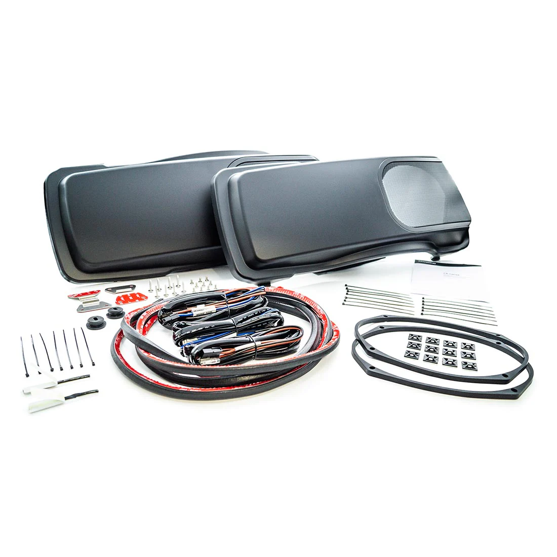 Kenwood eXcelon CA-LID98 6"x9" Saddlebag Replacement Lid Kit for Select Harley Davidson 1998-2013 Motorcycles (speakers not included) (CALID98) - Image 3
