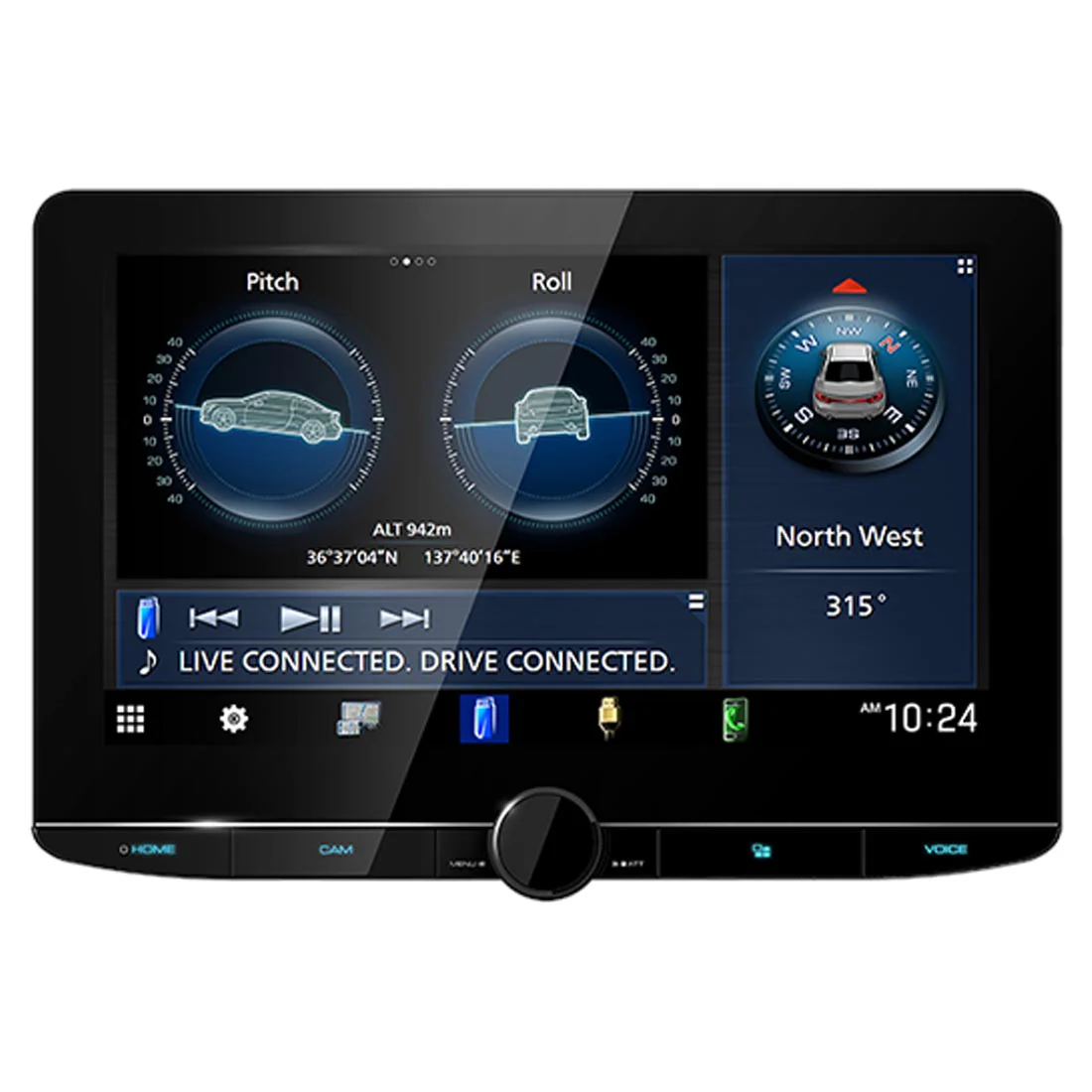 Kenwood eXcelon DAX1050XR 10.1" HD Direct Replacement Floating Digital Multimedia Receiver (DAX1050XR) - Image 11