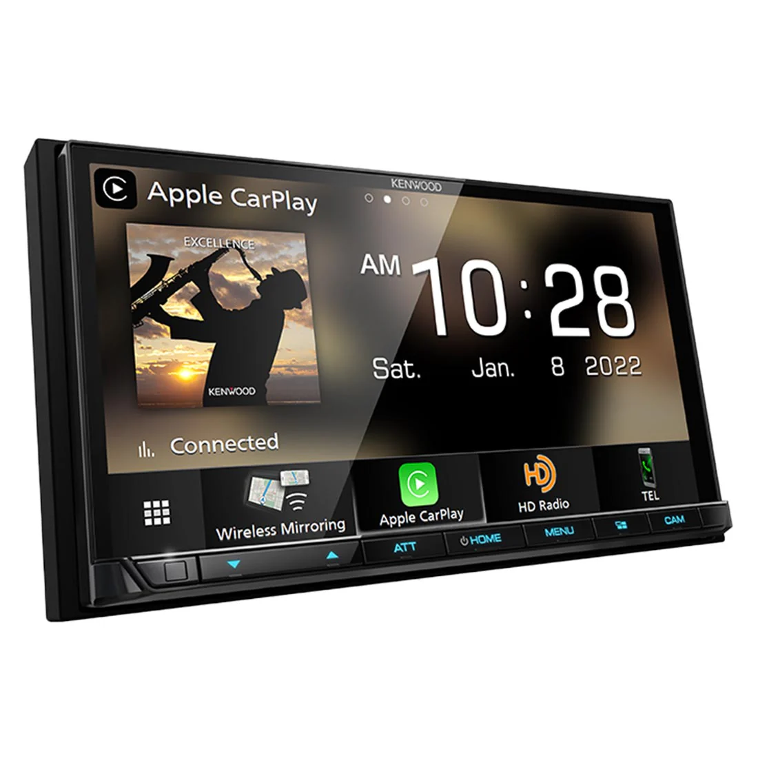 Kenwood eXcelon DMX908S 7" Digital Multimedia Receiver with Bluetooth & HD Radio (DMX908S) - Image 3