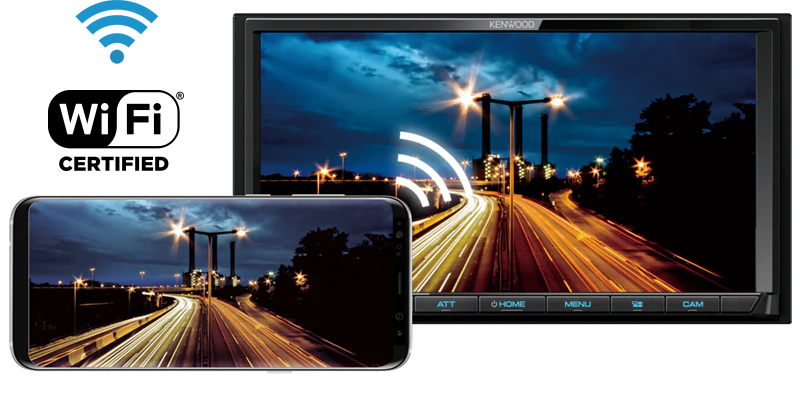 Kenwood eXcelon DMX908S 7" Digital Multimedia Receiver with Bluetooth & HD Radio (DMX908S) - Image 9