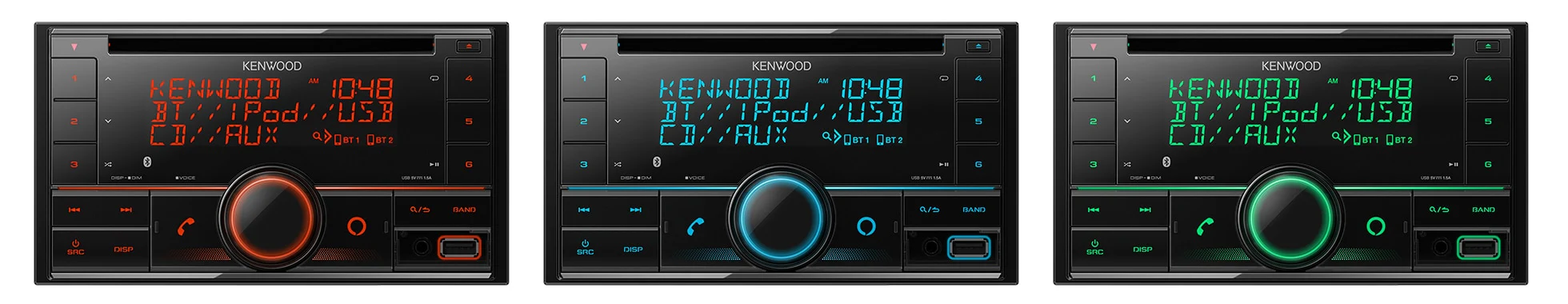 Kenwood eXcelon DPX795BH Dual Din CD Receiver with Bluetooth & HD Radio (DPX795BH) - Image 7