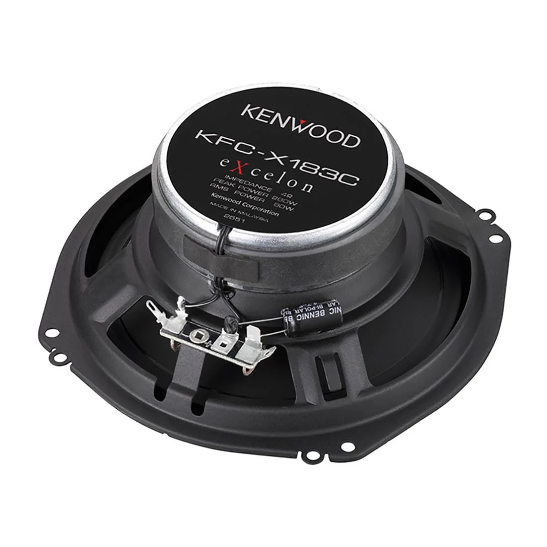 Kenwood eXcelon KFC-X183C 7" 2-Way Car Speakers (KFCX183C) - Image 2