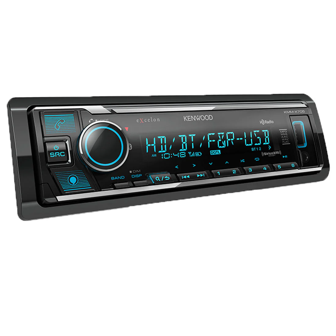 Kenwood eXcelon KMM-X705 Digital Media Receiver with Bluetooth & HD Radio (KMMX705) - Image 2