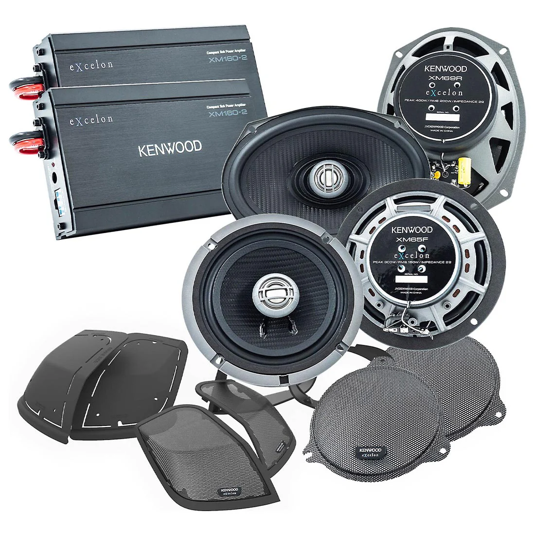 Kenwood eXcelon P-HD3FR Audio Kit for Select 2014-up Harley-Davidson Motorcycles (PHD3FR) - Image 2