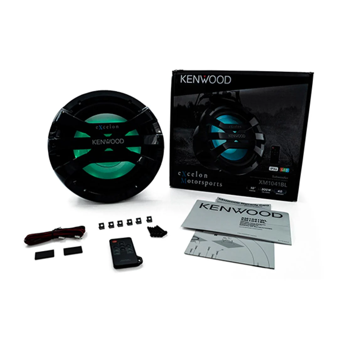 Kenwood eXcelon XM1041 10" 4-Ohm Marine Subwoofer with RBG LED Lighting - Each - Image 10