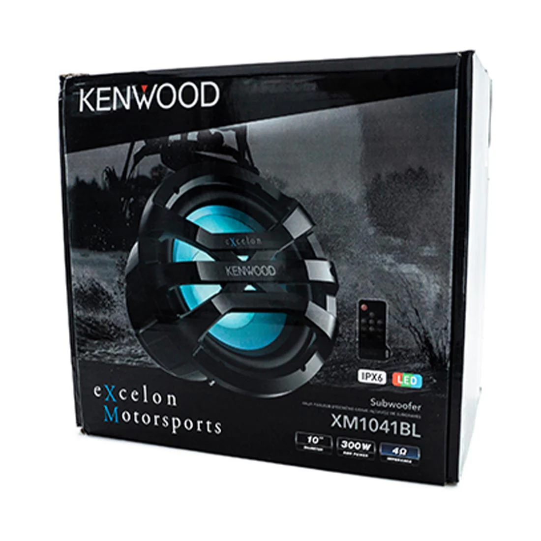 Kenwood eXcelon XM1041 10" 4-Ohm Marine Subwoofer with RBG LED Lighting - Each - Image 12