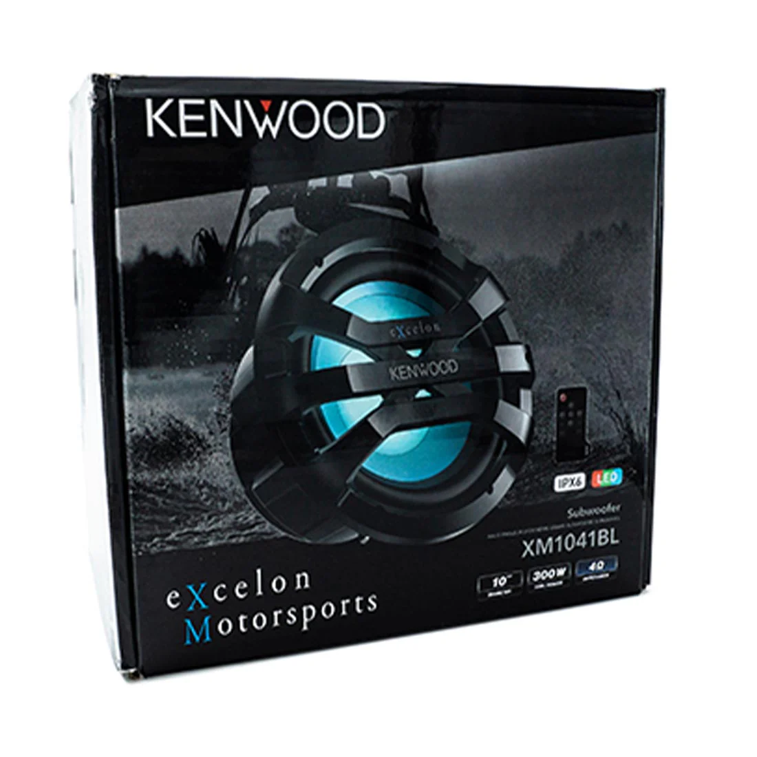 Kenwood eXcelon XM1041 10" 4-Ohm Marine Subwoofer with RBG LED Lighting - Each - Image 13